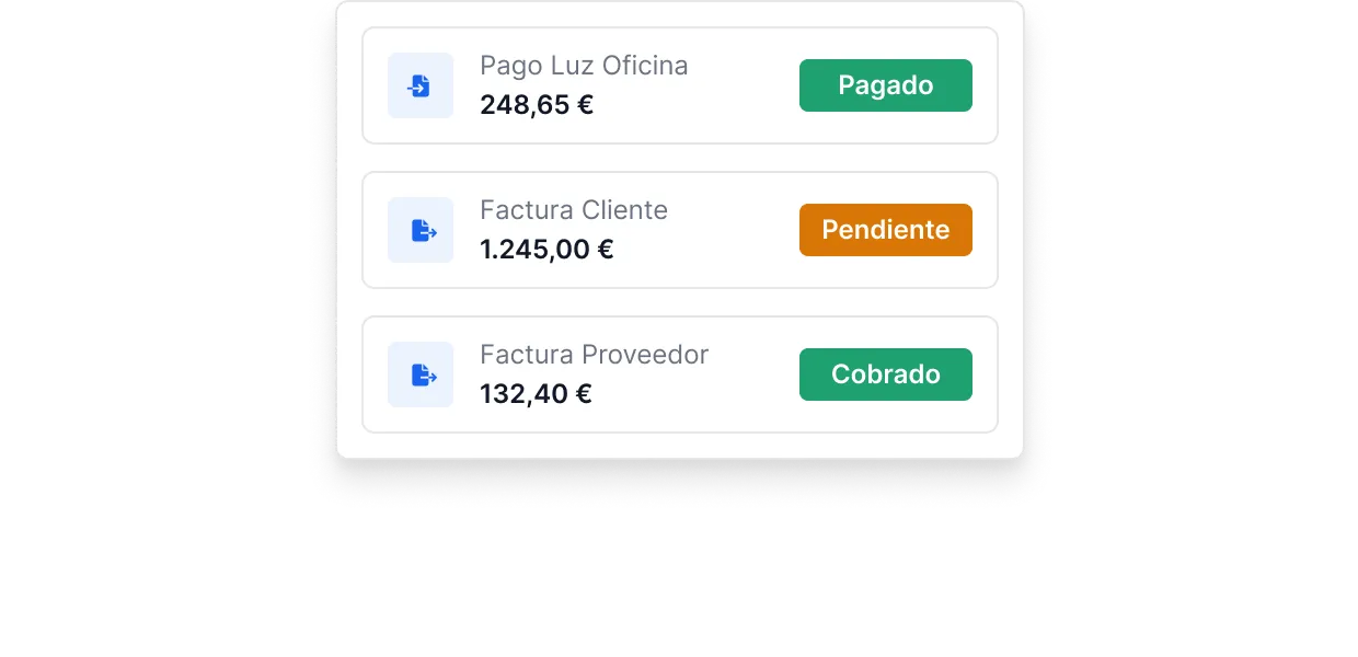 Gestiona pagos y cobros en tiempo real